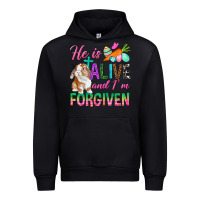 Black He Is Alive And I'm Forgiven Urban Hoodie - BundleAndBundleShop