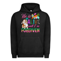 Pigment Black He Is Alive And I'm Forgiven Urban Hoodie - BundleAndBundleShop