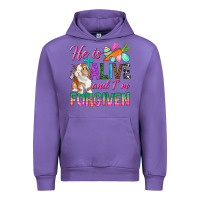 Tulip He Is Alive And I'm Forgiven Urban Hoodie - BundleAndBundleShop