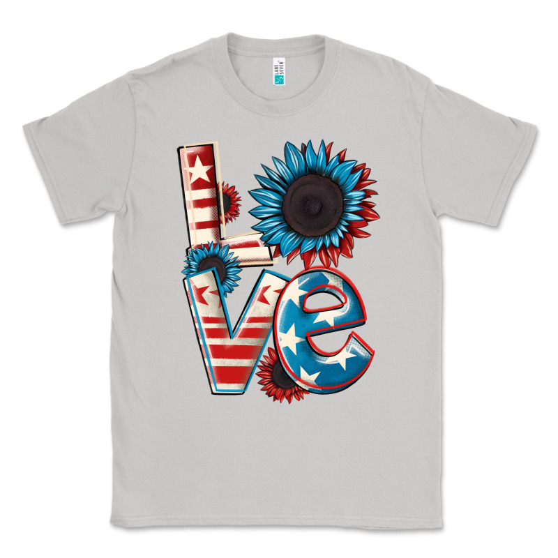 Love 4th Of July Classic Tee by CowGirlArtShop | Teevron