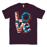 Plum Love 4th of July Classic Tee - CowGirlArtShop