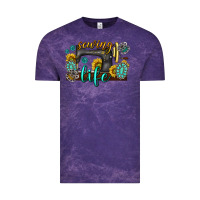 Cloud Purple sewing life western Vintage Tee - texasbilliewilder