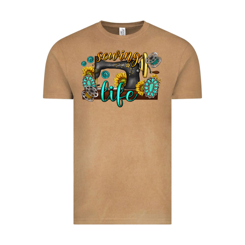 Sewing Life Western Vintage Tee by texasbilliewilder | Teevron
