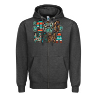Charcoal Heather dog mama Zipper Hoodie - RacoonDesign