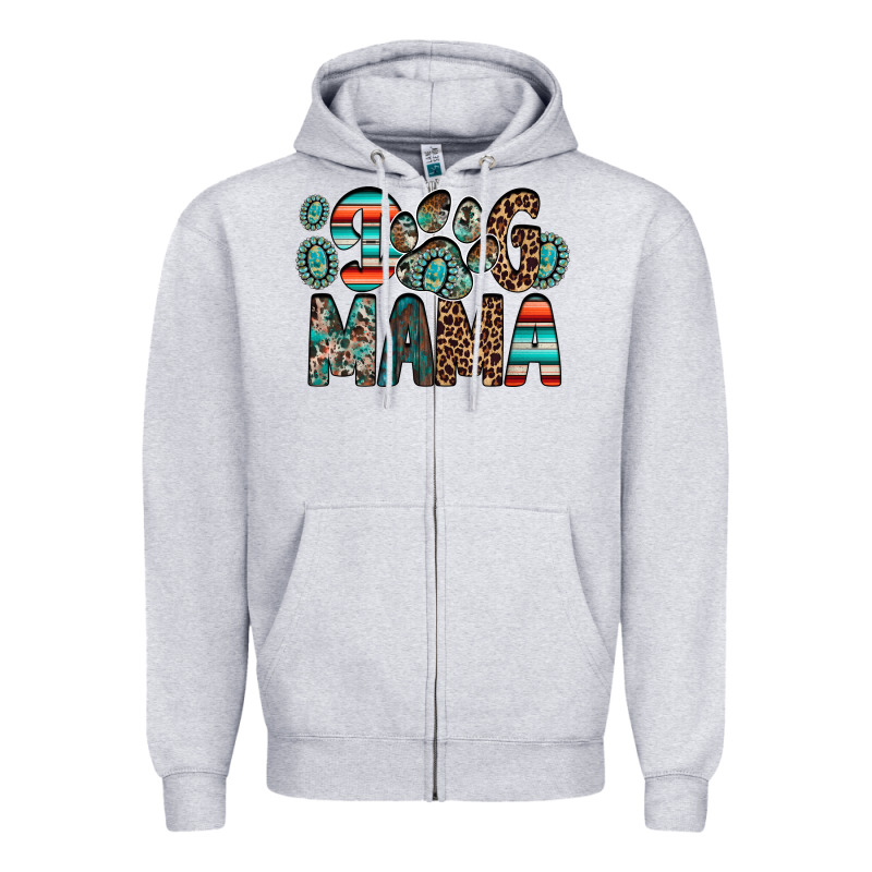 Dog Mama Zipper Hoodie by RacoonDesign | Teevron