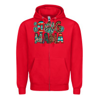 Red dog mama Zipper Hoodie - RacoonDesign
