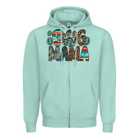 Seafoam dog mama Zipper Hoodie - RacoonDesign
