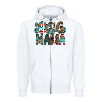 White dog mama Zipper Hoodie - RacoonDesign