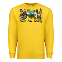 Lemon Peace Love Donkey Head Premium Sweatshirt - LillyAllenDesigns