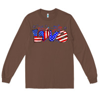 Chestnut love 4th of july Long Sleeve Tee - Zillion Design Studio