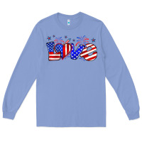 Colony Blue love 4th of july Long Sleeve Tee - Zillion Design Studio