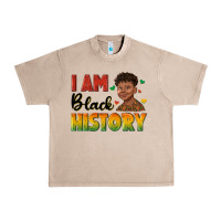 French Oak i am black history with afro black boy Urban Heavy Tee - texasbilliewilder