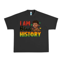 Pigment Black i am black history with afro black boy Urban Heavy Tee - texasbilliewilder