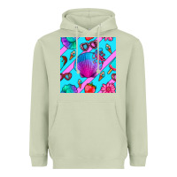 Matcha sea shell Heavyweight Hoodie - BundleAndBundleShop