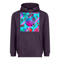 Plum sea shell Heavyweight Hoodie - BundleAndBundleShop
