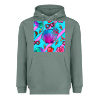 Sage sea shell Heavyweight Hoodie - BundleAndBundleShop