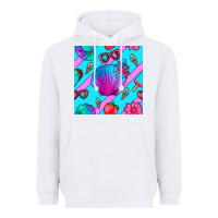 White sea shell Heavyweight Hoodie - BundleAndBundleShop
