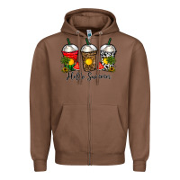 Chestnut hello summer Zipper Hoodie - CowhideDigitalArt