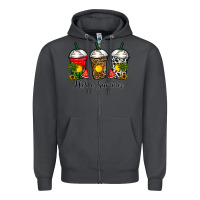 Smoke hello summer Zipper Hoodie - CowhideDigitalArt