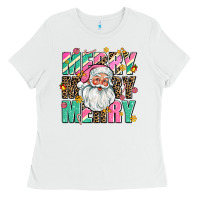 White merry merry merry Ladies Tee - AdoDesignShop