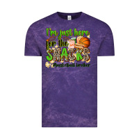 Cloud Purple im just here for the snacks basketball brother Vintage Tee - Zillion Design Studio