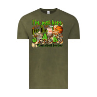 Vintage Olive im just here for the snacks basketball brother Vintage Tee - Zillion Design Studio