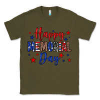 Army Green Happy memorial day Classic Tee - Neo Western