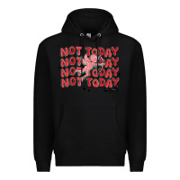 Black not today cupid Premium Hoodie - MaliasSmallBusiness