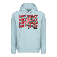 Blue Mist not today cupid Premium Hoodie - MaliasSmallBusiness