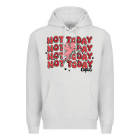 Dove Grey not today cupid Premium Hoodie - MaliasSmallBusiness