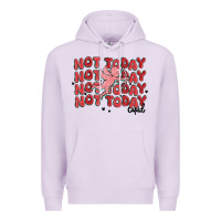 Lilac not today cupid Premium Hoodie - MaliasSmallBusiness