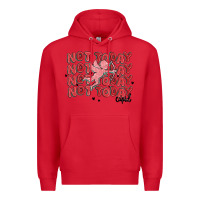 Red not today cupid Premium Hoodie - MaliasSmallBusiness