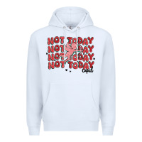 White not today cupid Premium Hoodie - MaliasSmallBusiness