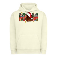 Pigment Pistachio Western Mom With Woman In Santa Hat Urban Hoodie - BundleAndBundleShop