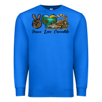 True Royal Peace Love Crocodile Premium Sweatshirt - LillyAllenDesigns