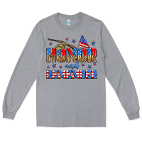 Heather Grey honor and remember Long Sleeve Tee - Zillion Design Studio