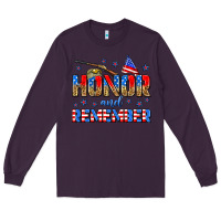 Plum honor and remember Long Sleeve Tee - Zillion Design Studio