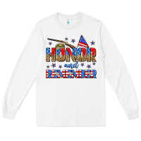 White honor and remember Long Sleeve Tee - Zillion Design Studio