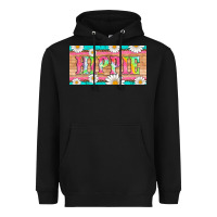 Black hippie and daisys license plate template Heavyweight Hoodie - Artiststas
