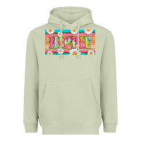 Matcha hippie and daisys license plate template Heavyweight Hoodie - Artiststas