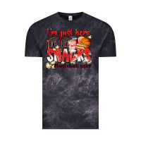 Cloud Black im just here for the snacks basketball sister Vintage Tee - Zillion Design Studio