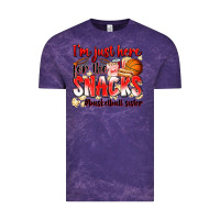 Cloud Purple im just here for the snacks basketball sister Vintage Tee - Zillion Design Studio