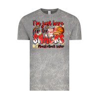 Cloud Rock im just here for the snacks basketball sister Vintage Tee - Zillion Design Studio
