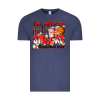 Vintage Denim im just here for the snacks basketball sister Vintage Tee - Zillion Design Studio