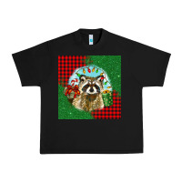 Black christmas raccoon Urban Heavy Tee - BarkalooDesign