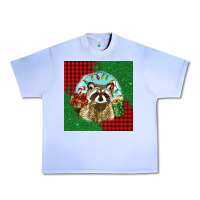 Grape Ice christmas raccoon Urban Heavy Tee - BarkalooDesign