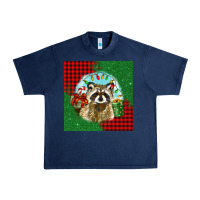 Christmas Raccoon Urban Heavy Tee | Teevron
