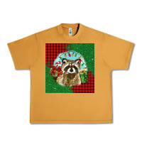 Peanut Butter christmas raccoon Urban Heavy Tee - BarkalooDesign