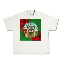 Pistachio christmas raccoon Urban Heavy Tee - BarkalooDesign