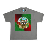 Tornado christmas raccoon Urban Heavy Tee - BarkalooDesign